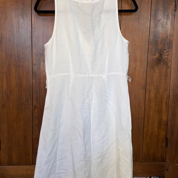 Loft white linen dress Size 0 - Picture 5 of 5